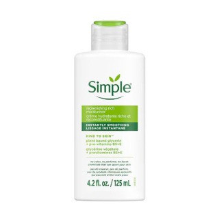 کرم مرطوبکننده صورت سیمپل Simple مدل Rich – آبرسان و تغذیهکننده، مناسب پوست خشک و حساس