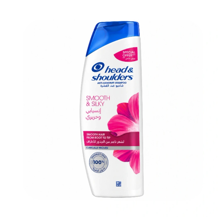 شامپو ضد شوره Head & Shoulders مدل Smooth & Silky صاف و ابریشمی