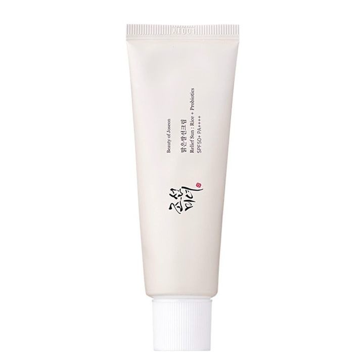 کرم ضدآفتاب Beauty of Joseon مدل Relief Sun Rice + Niacinamide SPF50+ PA++++ | آبرسان و بدون سفیدک