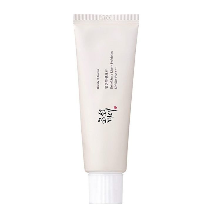 کرم ضدآفتاب Beauty of Joseon مدل Relief Sun Rice + Niacinamide SPF50+ PA++++ | آبرسان و بدون سفیدک