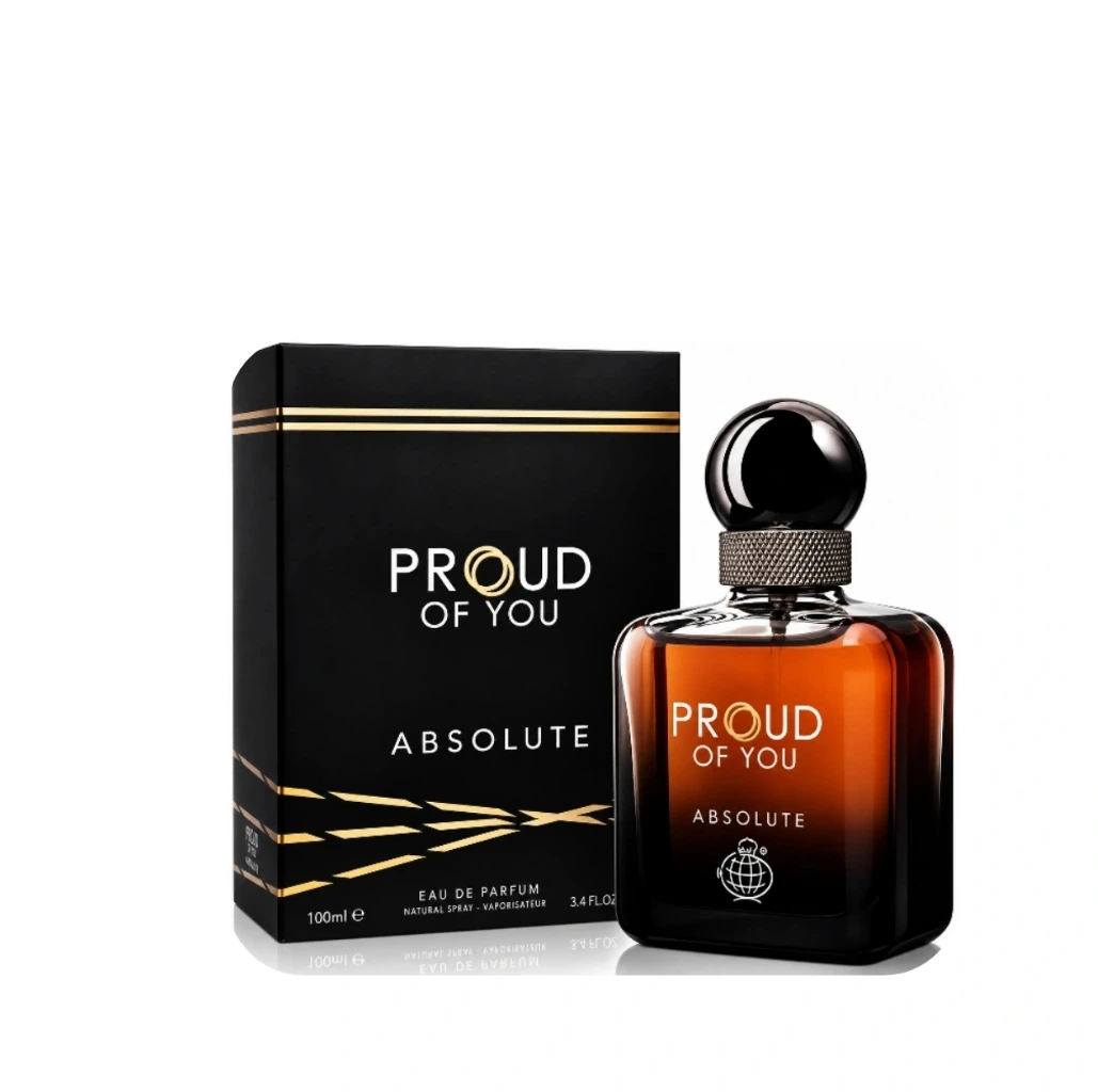 ادکلن مردانه پراد آف یو ابسولوت Proud Of You Absolute Fragrance World | ادو پرفیوم 100 میل با رایحه گرم و شیرین