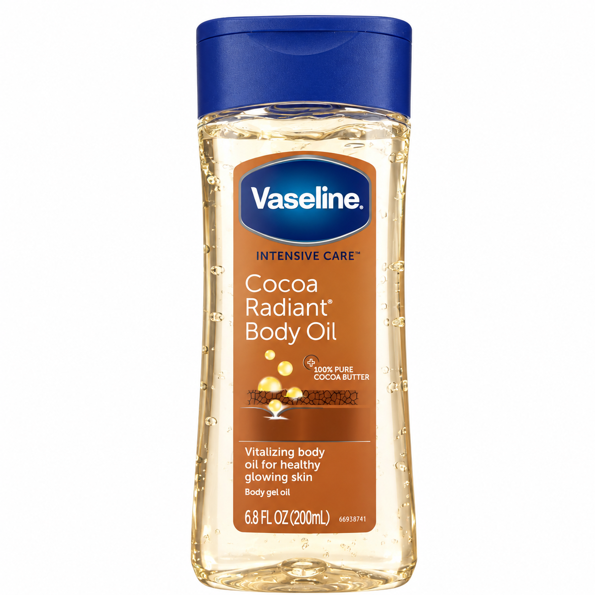 روغن بدن وازلین Cocoa Radiant حجم 200 میلی‌لیتر | Vaseline Intensive Care Cocoa Radiant Body Oil