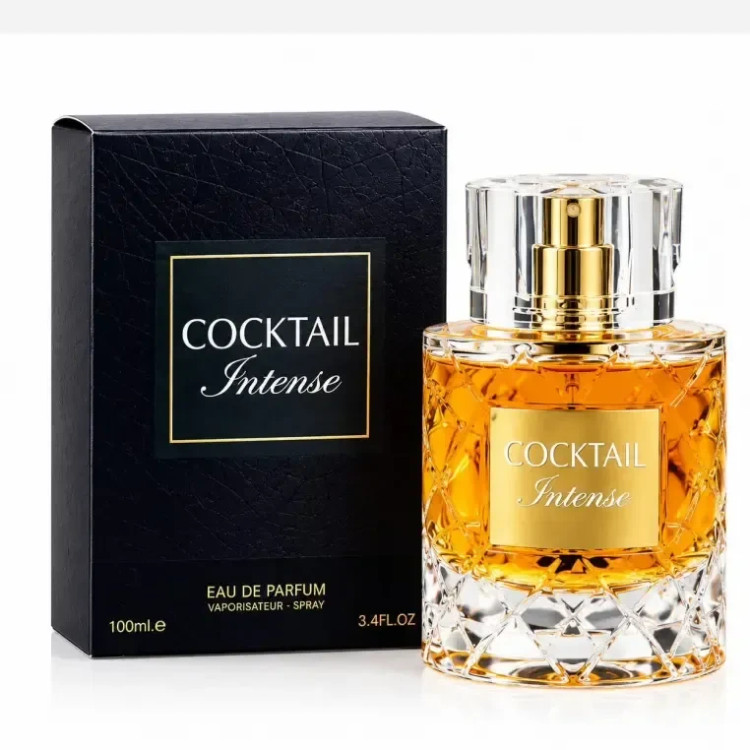 ادکلن کوکتل اینتنس گرم و شیرین یونیسکس ۱۰۰ میل Fragrance World Cocktail Intense EDP