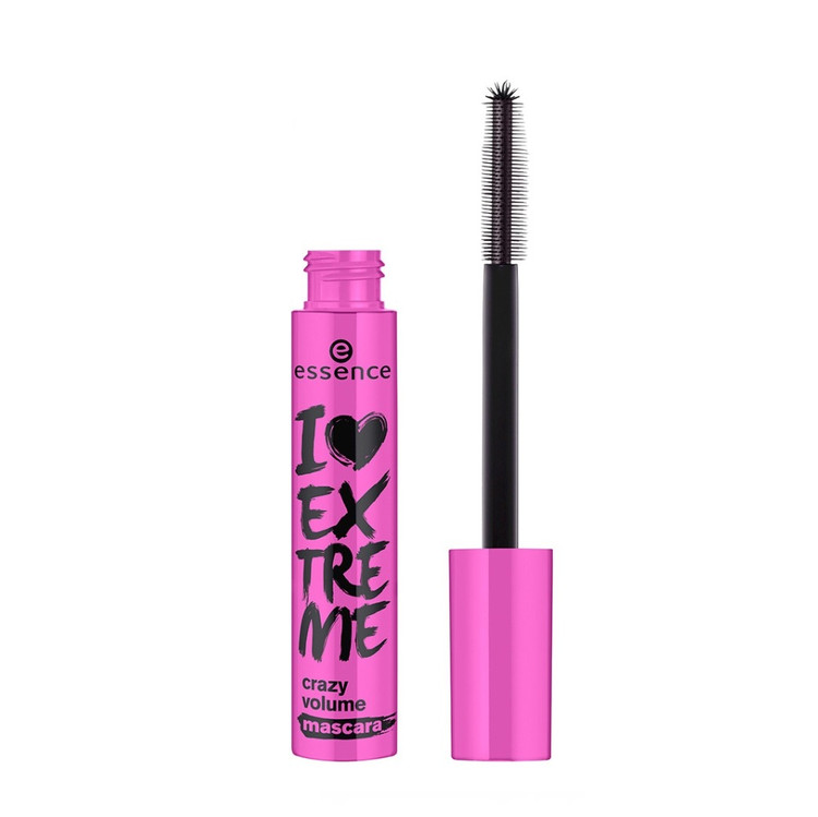 ریمل حجمدهنده مشکی اسنس Essence I Love Extreme Crazy Volume با برس بزرگ و پرپشت