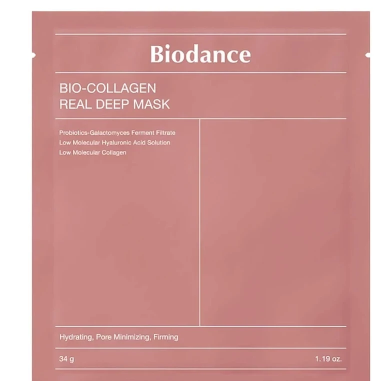 ماسک ورقه‌ای کلاژن آبرسان و لیفت‌کننده بایودنس یک عددی Biodance Bio-Collagen Real Deep Mask