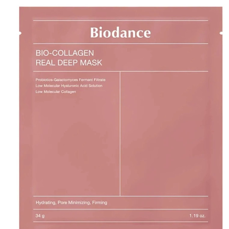 ماسک ورقهای کلاژن آبرسان و لیفتکننده بایودنس یک عددی Biodance Bio-Collagen Real Deep Mask
