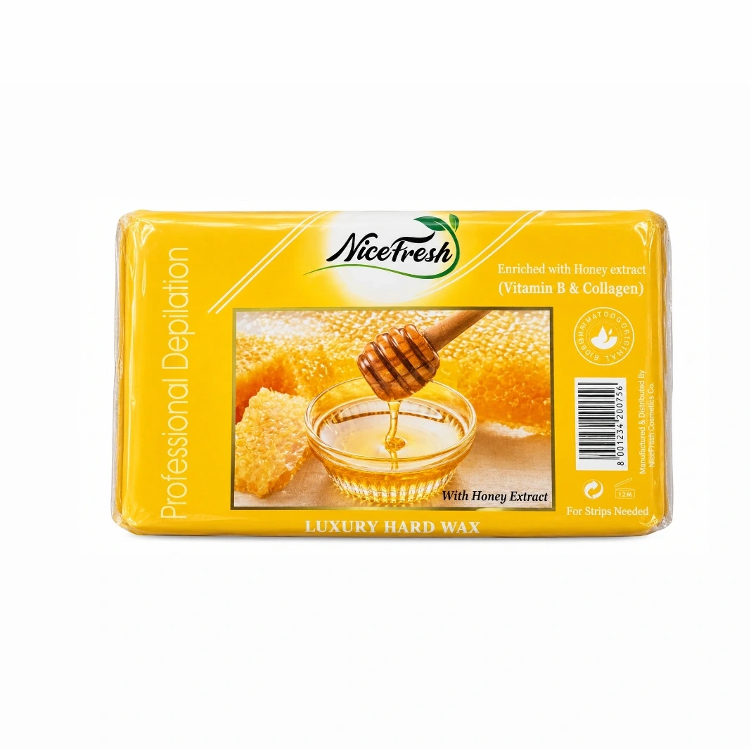موم اپیلاسیون هارد وکس نایس فرش مدل عسل Nice Fresh Honey Hard Wax